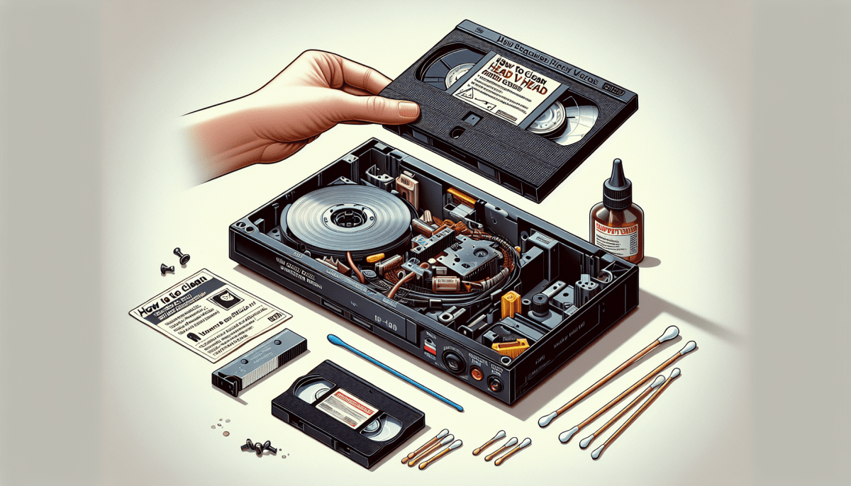 como limpiar cabezales de vhs