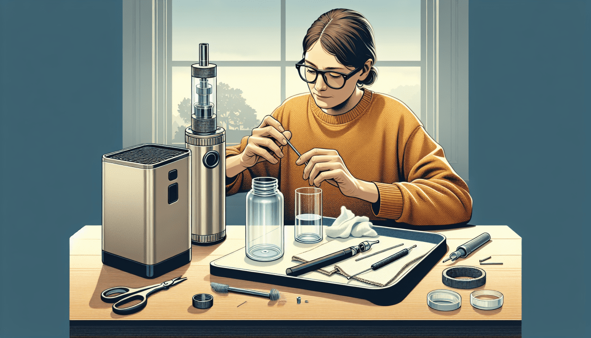 como limpiar el deposito de un vapeador