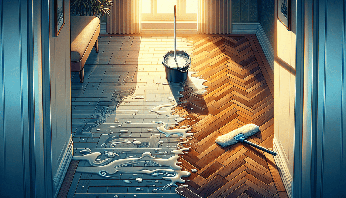 como se limpia un parquet sintetico
