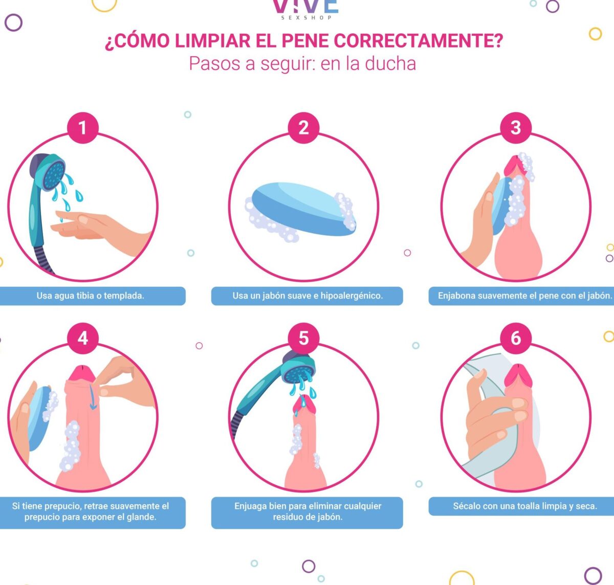 Guía completa para limpiar la parte interna del prepucio RELUZE